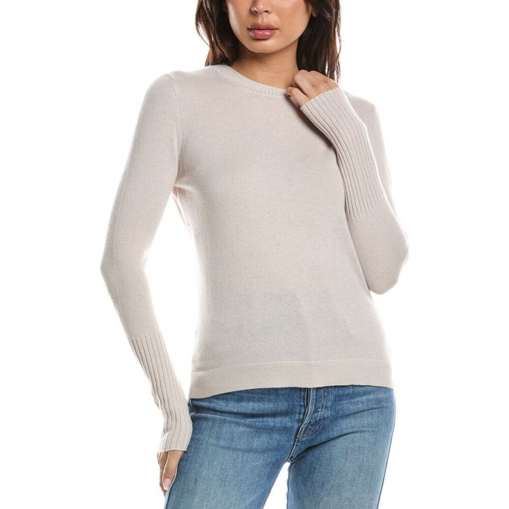 Forte Cashmere Womens  Crewneck 100% Cashmere Sweater